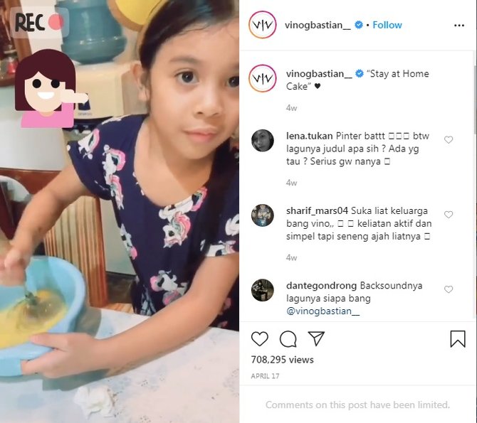 vino g bastian coba memasak