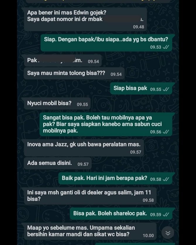 driver ojol cari uang di tengah sepinya order