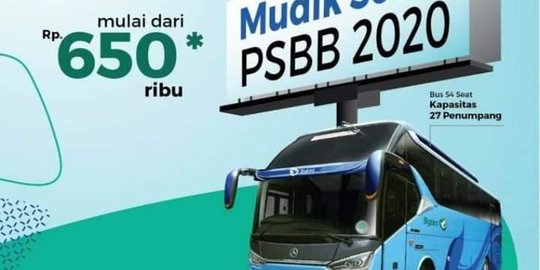 Blue Bird Bantah Soal Penawaran Mudik Sehat PSBB 2020