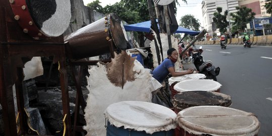 Nestapa Penjual Beduk Tanah Abang Terdampak Covid-19