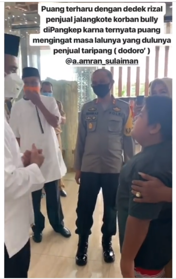 rizal jalangkote ditawari kerja di perusahaan eks mentan
