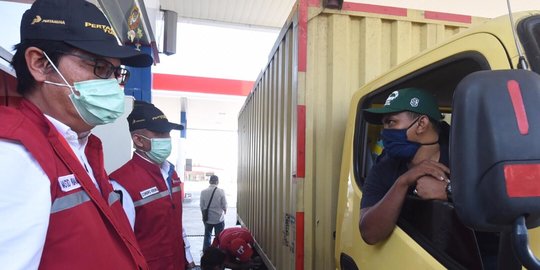 Pantau Jalur Tol Trans Jawa, Pertamina Jamin Ketersediaan Stok BBM & LPG