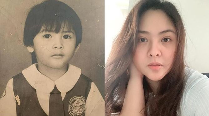 artis cantik saat tk