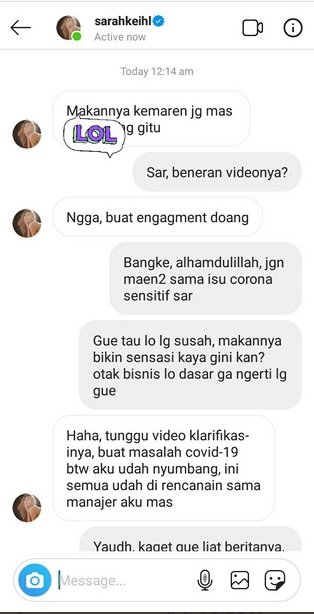 sarah salsabilaviral beredar chat sarah salsabila