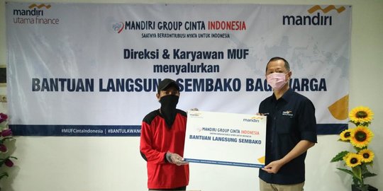 MUF Salurkan Donasi bersama Bank Mandiri Group kepada Masyarakat Terdampak Covid-19