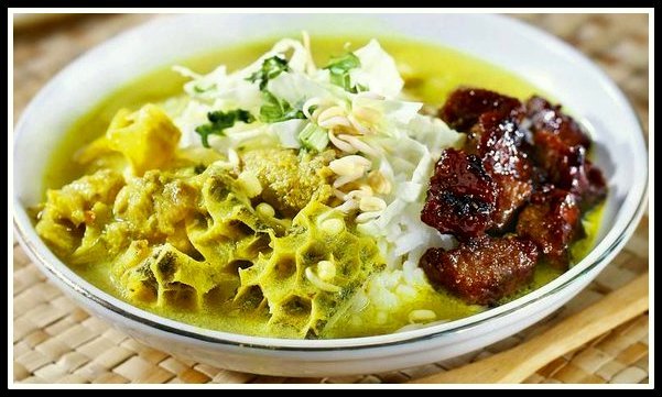 bakso malang dan nasi becek