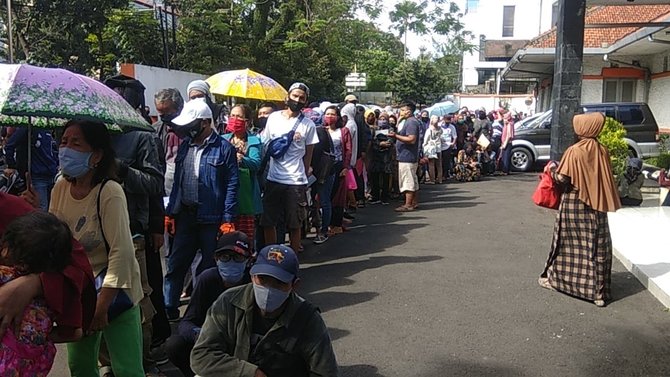keramaian di bandung saat psbb