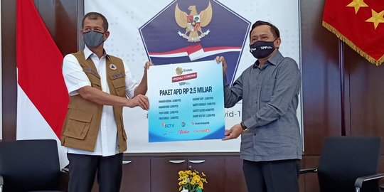 EMTEK Peduli Corona Salurkan Bantuan APD dan Rapid Test Kit Senilai Rp2,5 Miliar
