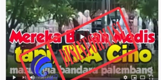 CEK FAKTA: Disinformasi Video TKA China Masuk Palembang dengan APD lengkap