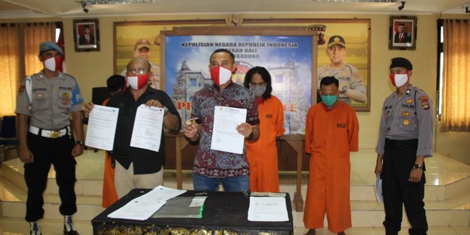 Polisi Ringkus 3 Tersangka Pemalsuan Surat Kesehatan untuk Pemudik di Bali