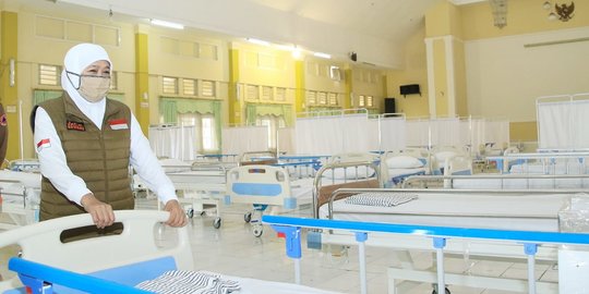 Kasus Corona di Jatim Melonjak, Gubernur Siapkan Rumah Sakit Darurat