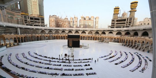Suasana Salat Idul Fitri di Masjidil Haram