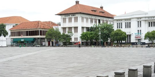 H+2 Lebaran, Kota Tua Sepi Akibat Pandemi