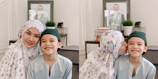 Lebaran Tanpa Ashraf Sinclair, Ini 6 Potret Bunga Citra Lestari yang Tetap Tegar