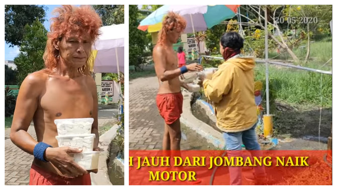 viral foto pria disebut kiai