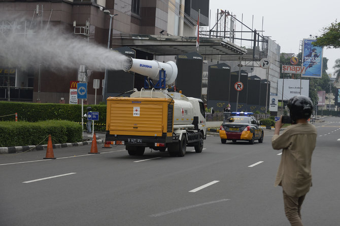 penyemprotan disinfektan di jakarta