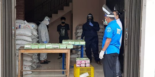 Gerebek Gudang di Bekasi, BNN Temukan 100 Kg Narkoba Dibungkus Karung Beras