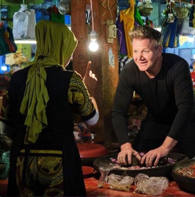 gordon ramsay belajar masak rendang kepada william wongso