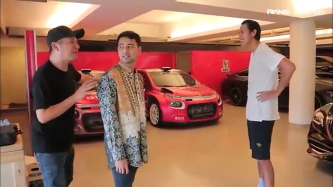 raff ahmad kunjungi rumah sean gelael