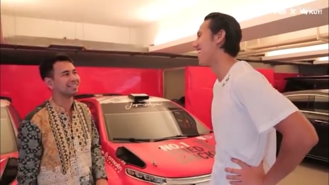 raff ahmad kunjungi rumah sean gelael