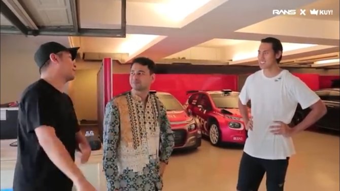 raff ahmad kunjungi rumah sean gelael