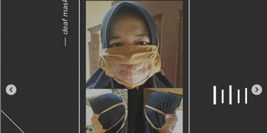Bantu Teman Tunarungu Saat Pandemi, Musisi Bandung Ini Bikin Masker untuk OBK