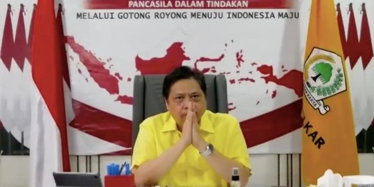 Rakornis Virtual, Airlangga Harap Golkar Siap Hadapi Pilkada saat Pandemi Covid-19