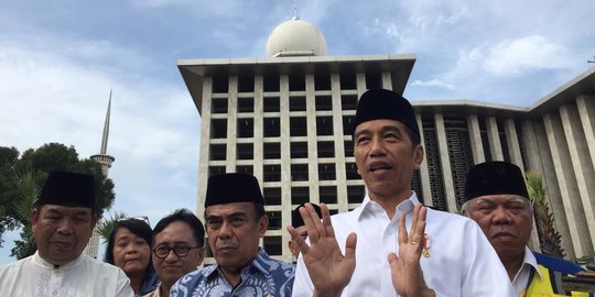Jokowi Cek Perkembangan Renovasi dan Persiapan New Normal di Masjid Istiqlal