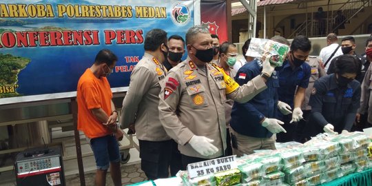 Peredaran 35 Kg Sabu-Sabu Digagalkan, Satu Kurir Ditembak Mati