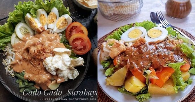 gado gado dan sayur lodeh