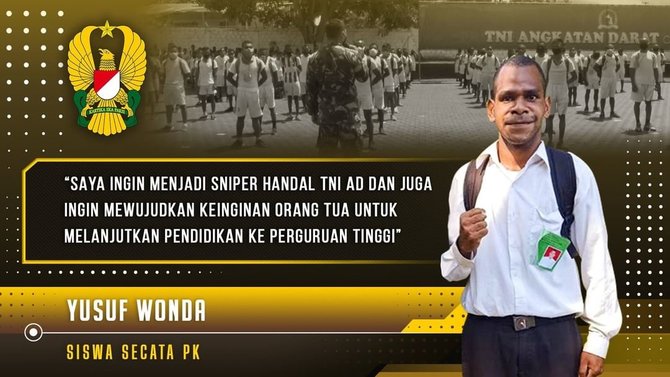 yusuf wonda makan nasi amp tahu lolos jadi tni