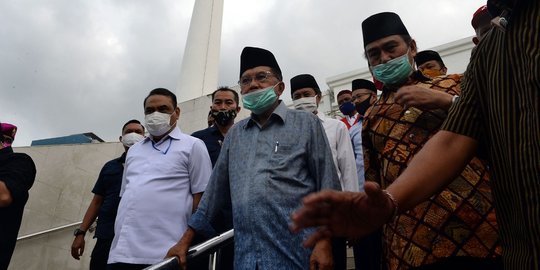 JK Tinjau Kesiapan Masjid Agung Al-Azhar Gelar Kembali Salat Jumat