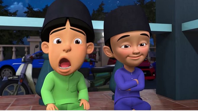 fizi upin ipin minta maaf