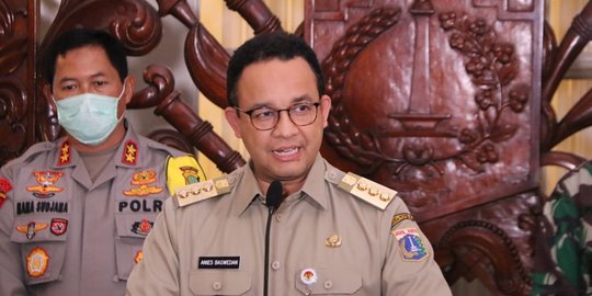 Gubernur Anies Umumkan Status PSBB Jakarta Siang Ini