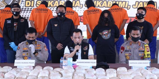 Kronologi Pengungkapan Sabu 402 Kg di Sukabumi