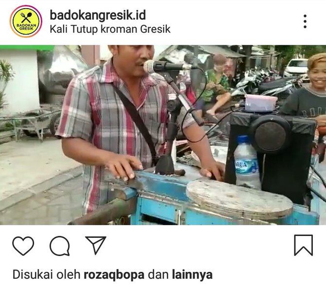 penjual cilok di gresik yang viral