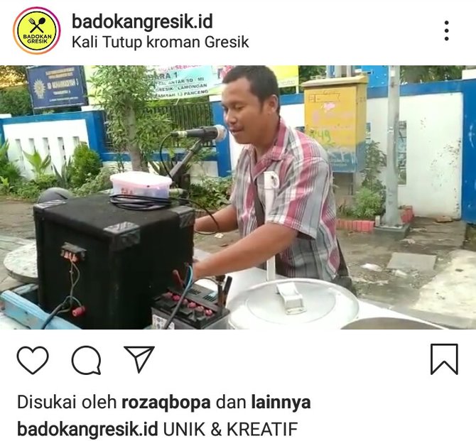 penjual cilok di gresik yang viral