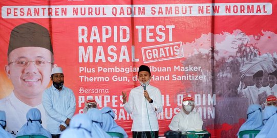 Politisi PDIP Mufti Anam Fasilitasi Pembelajaran New Normal di Pesantren