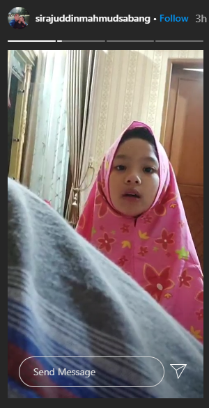 sirajuddin suapin makan anak netizen tanya keberadaan zaskia