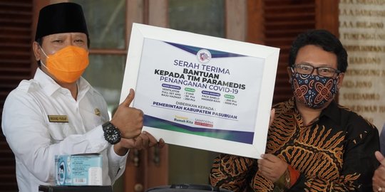 Bantuan 2 Unit Ventilator dan APD untuk Penanganan Covid-19 Diterima Bupati Pasuruan