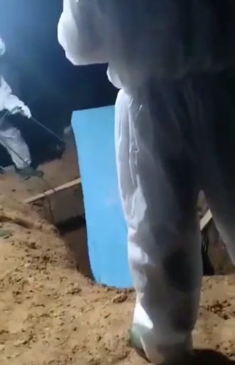 heboh jenazah pdp corona jatuh ke kubur