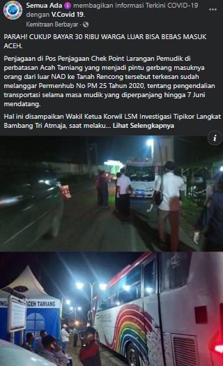 disinformasi penjagaan di aceh