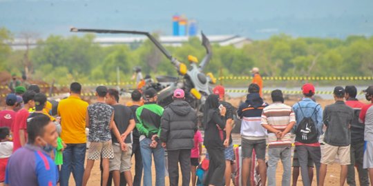 Warga Dengar Ledakan Saat Helikopter TNI Jatuh di Kendal