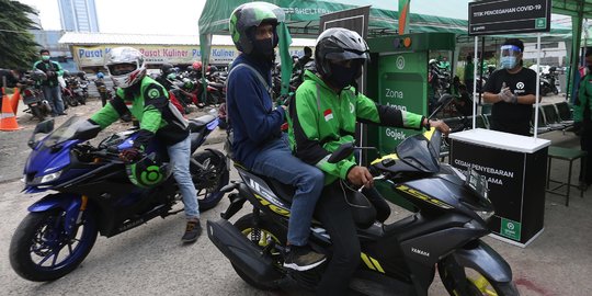 PSBB Transisi, Ojek Online Kembali Angkut Penumpang