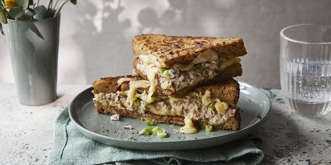 Resep Tuna Melt Sandwich Sederhana, Simpel dan Lezat Bergizi