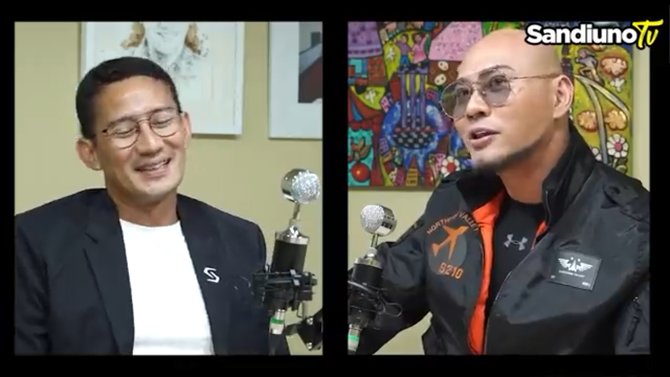 deddy corbuzier dan sandiaga uno