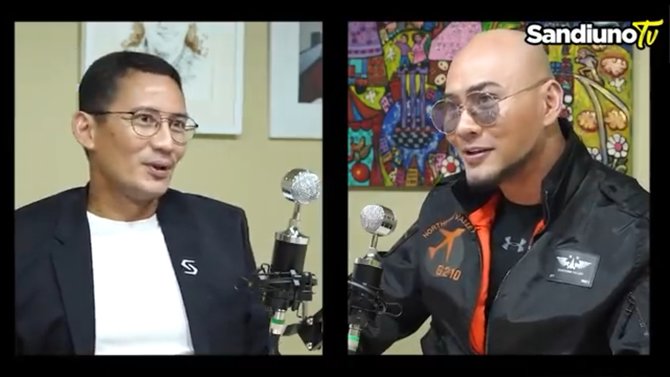 deddy corbuzier dan sandiaga uno