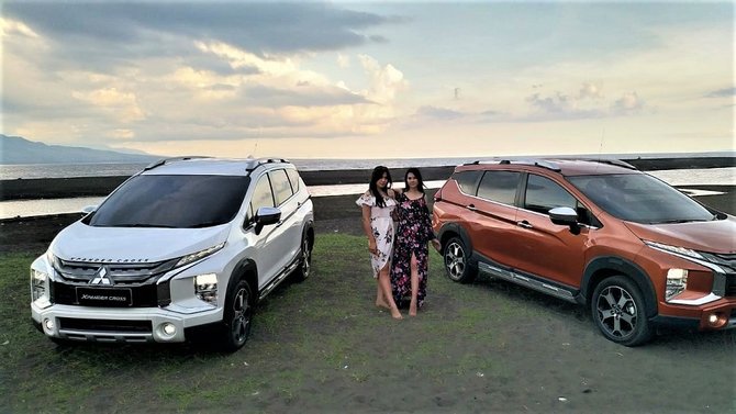 test drive mitsubishi xpander cross dan eclipse cross 2020