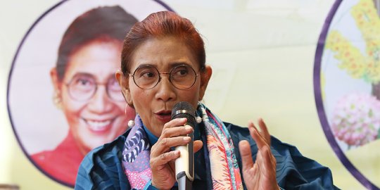 Susi Pudjiastuti Kritik KKP Kembali Izinkan Penggunaan Cantrang dan Pukat Cincin