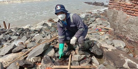 Tumpahan Minyak Kembali Ditemukan di Pesisir Karawang